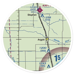 Johnson Airport (7MN6) VFR Sectional Sticker (20 mile)