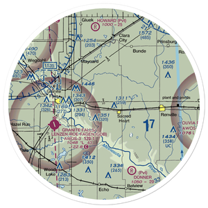 Johnson Private Airport (7MN0) VFR Sectional Sticker (30 mile)