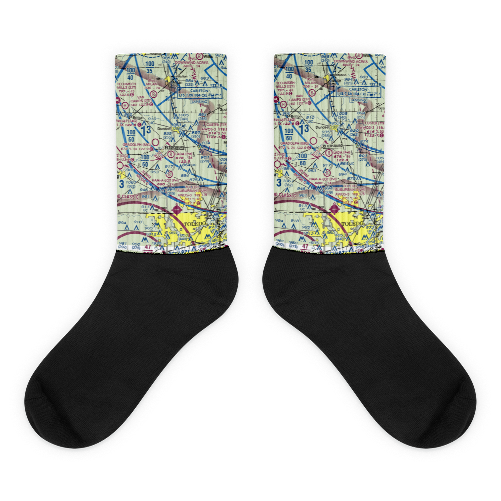 Lada Airport (7MI5) VFR Sectional Socks 
