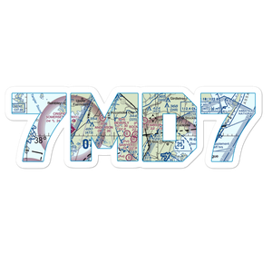 Boomers Field (7MD7) VFR Sectional Sticker