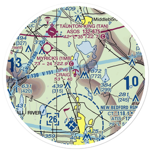 Craig Cove Seaplane Base (7MA2) VFR Sectional Sticker (20 mile)
