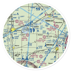 Bakers Strip (7LL4) VFR Sectional Sticker (30 mile)
