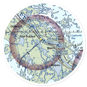 Birdwin Airport (7LA1) VFR Sectional Sticker (20 mile)