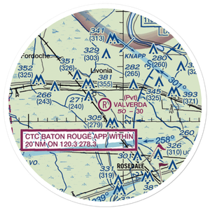 Valverda Strip (7LA0) VFR Sectional Sticker (20 mile)