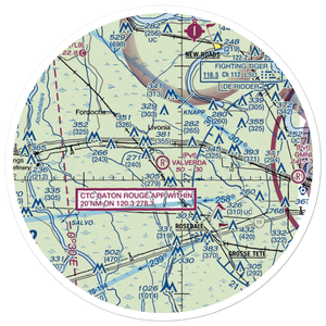 Valverda Strip (7LA0) VFR Sectional Sticker (30 mile)