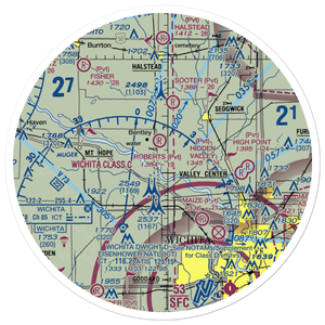Eagle Field (7KS9) VFR Sectional Sticker (30 mile)