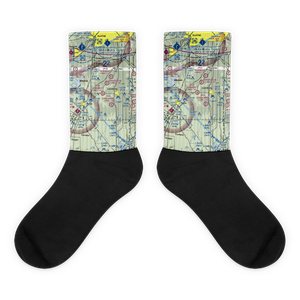 Linders Cow-Chip Airport (7KS6) VFR Sectional Socks