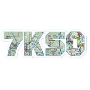 Flying T Airport (7KS0) VFR Sectional Sticker