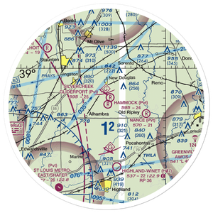 Hammock Field (7IS7) VFR Sectional Sticker (30 mile)