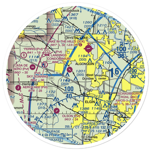 Koppie Airport (7IS5) VFR Sectional Sticker (30 mile)