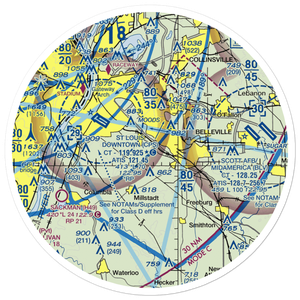 Aero Estates Airport (7IS2) VFR Sectional Sticker (30 mile)