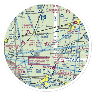 Cody Port RLA Restricted Landing Area (7IL8) VFR Sectional Sticker (30 mile)