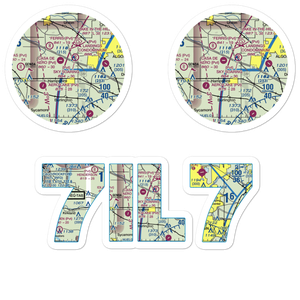 Edward Getzelman Airport (7IL7) VFR Sectional Sticker Pack