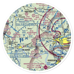 Schroeder Private Airport (7II3) VFR Sectional Sticker (30 mile)