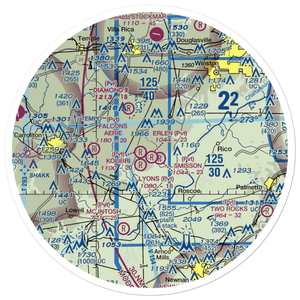 Smisson Field (7GA9) VFR Sectional Sticker (30 mile)