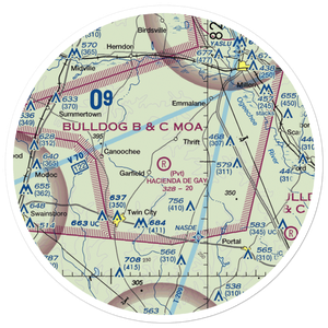 Hacienda De Gay Airstrip (7GA3) VFR Sectional Sticker (30 mile)