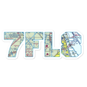 Dragonfly Airport (7FL8) VFR Sectional Sticker
