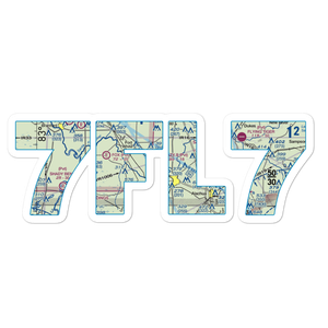 Lazy S Farm Airport (7FL7) VFR Sectional Sticker