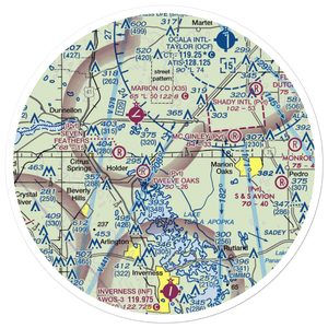 Drake Ranch Airport (7FD2) VFR Sectional Sticker (30 mile)