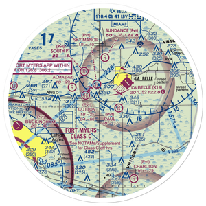 Berry Grove Airport (7FA8) VFR Sectional Sticker (30 mile)