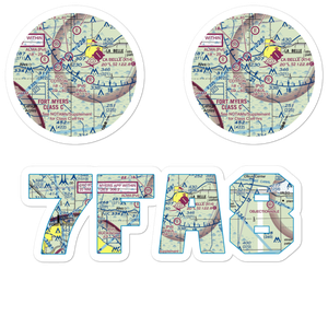 Berry Grove Airport (7FA8) VFR Sectional Sticker Pack