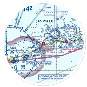 Sugar Loaf Shores Airport (7FA1) VFR Sectional Sticker (30 mile)