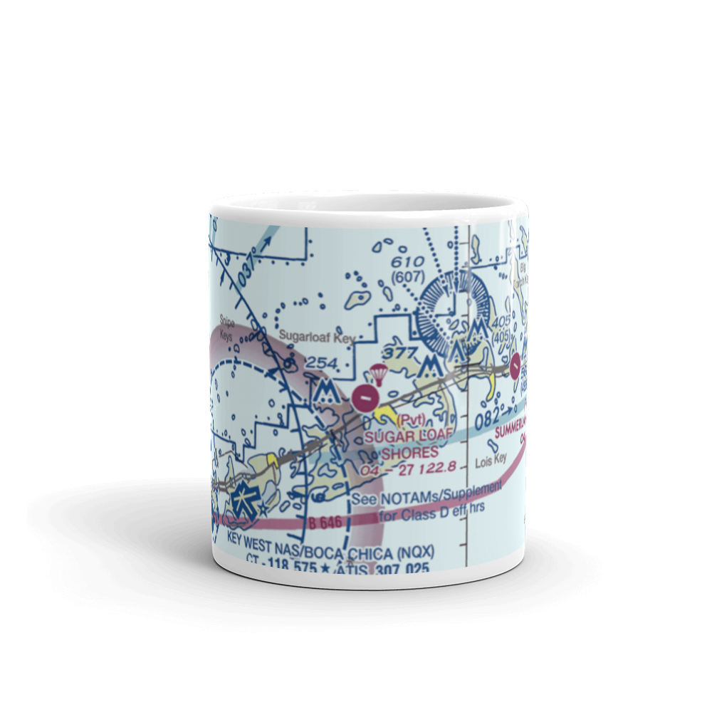 Sugar Loaf Shores Airport (7FA1) VFR Sectional  Mug 