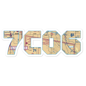Vantage View Airport (7CO6) VFR Sectional Sticker