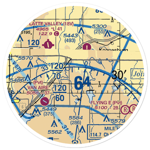 Lindys Airpark (7CO3) VFR Sectional Sticker (20 mile)