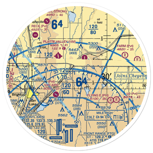Lindys Airpark (7CO3) VFR Sectional Sticker (30 mile)