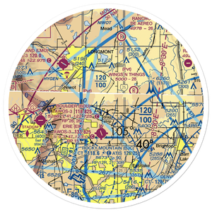 Parkland Airport (7CO0) VFR Sectional Sticker (30 mile)