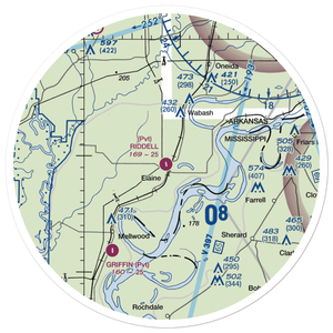 Riddell Field (7AR7) VFR Sectional Sticker (30 mile)