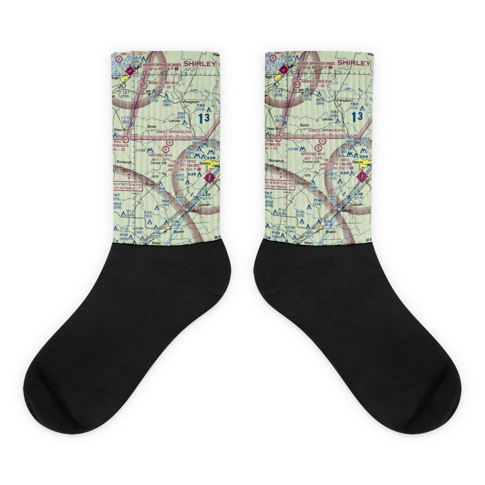 Brown'S Airport (7AR4) VFR Sectional Socks 