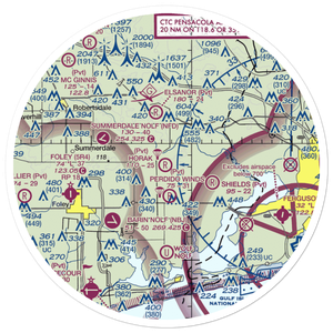 Horak Airport (7AL9) VFR Sectional Sticker (30 mile)