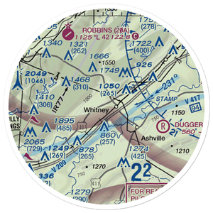 Peterson Field (7AL2) VFR Sectional Sticker (20 mile)