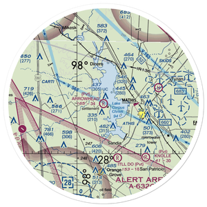 Arrowhead Airport (79TE) VFR Sectional Sticker (30 mile)