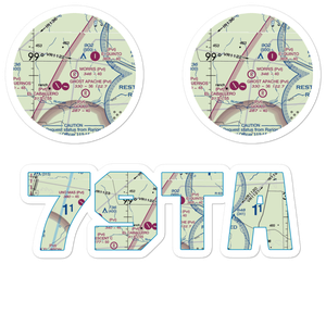 Morris Ranch Airport (79TA) VFR Sectional Sticker Pack