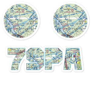 Little Britain Airport (79PA) VFR Sectional Sticker Pack