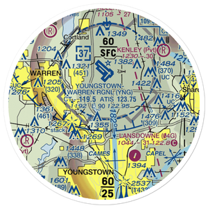 Smith-Stewart Field (79OH) VFR Sectional Sticker (20 mile)