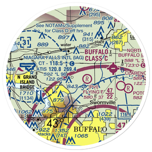 Smith Airport (79NY) VFR Sectional Sticker (20 mile)