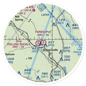 Faries Field (79MO) VFR Sectional Sticker (20 mile)