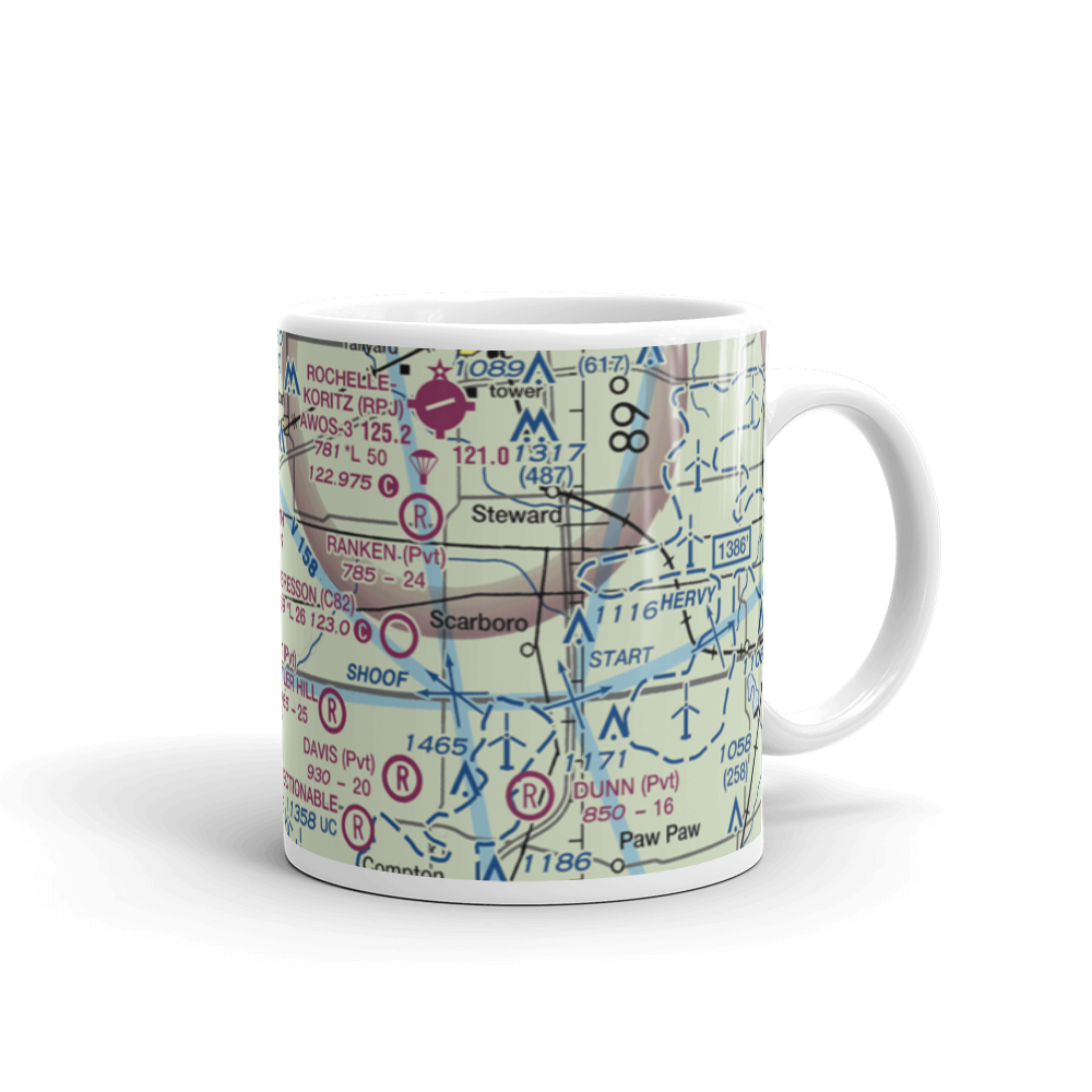 Miller Airport (79IL) VFR Sectional  Mug 