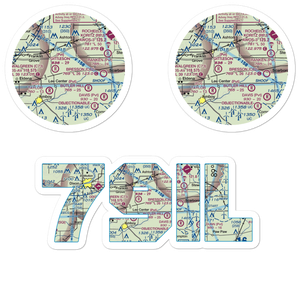 Miller Airport (79IL) VFR Sectional Sticker Pack