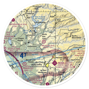 Milhous Ranch Airport (79CL) VFR Sectional Sticker (30 mile)