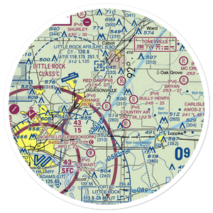 Franke Field (79AR) VFR Sectional Sticker (30 mile)