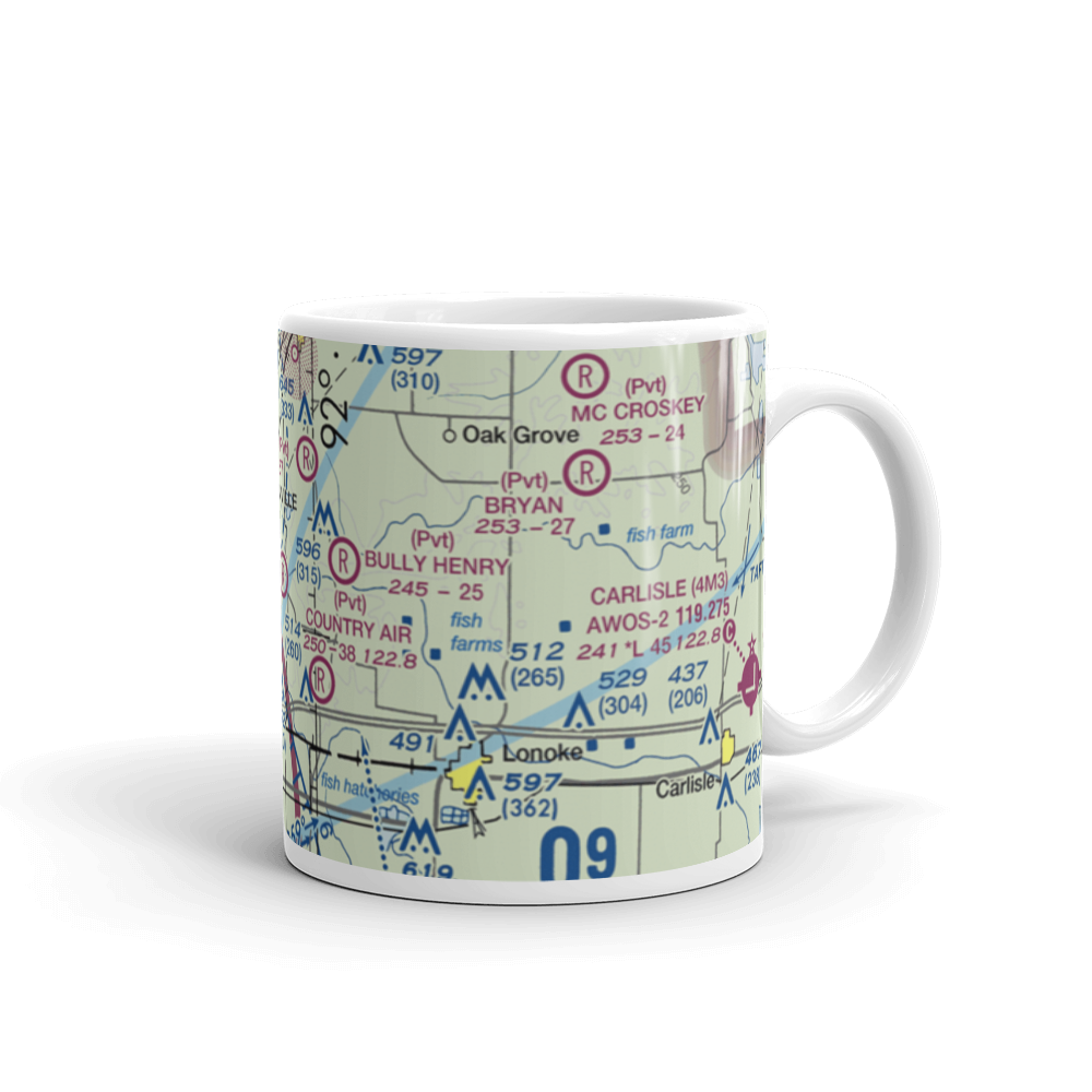 Franke Field (79AR) VFR Sectional  Mug 