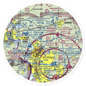 Flying F Airport (78NY) VFR Sectional Sticker (30 mile)