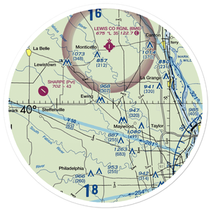 Staggs Airport (78MO) VFR Sectional Sticker (30 mile)