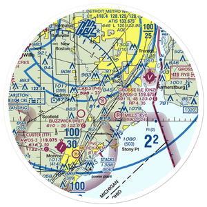 Carls Airport (78MI) VFR Sectional Sticker (30 mile)
