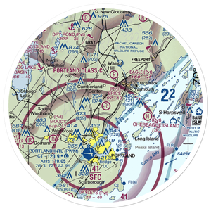 Eric's Field Airport (78ME) VFR Sectional Sticker (30 mile)